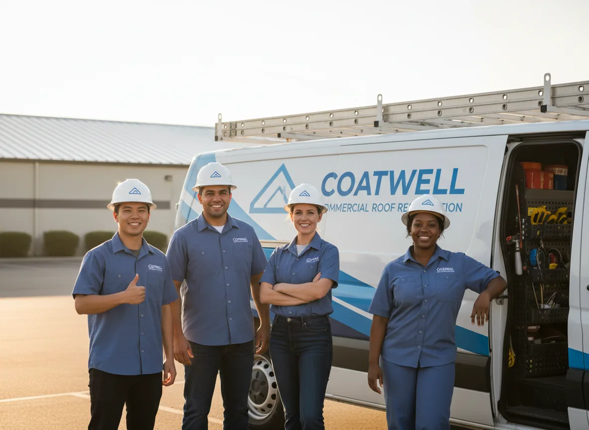 Commercial roof coating company in Cascade, IA